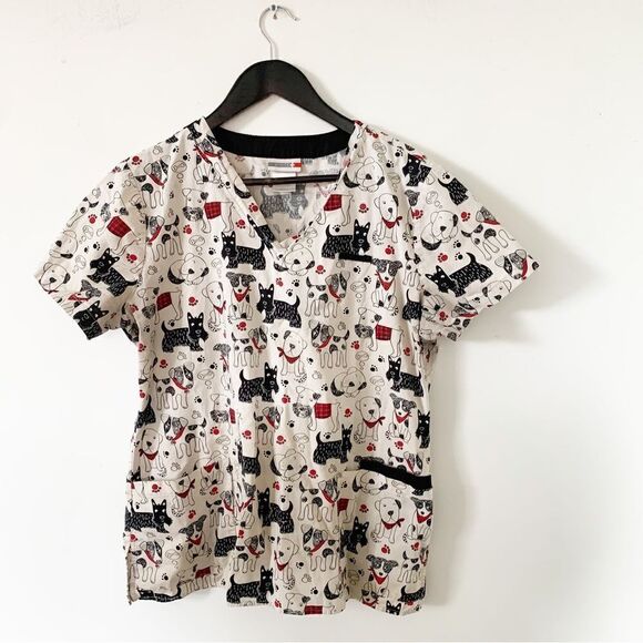 Scrub Tops *Lot of 5* Patterned Medical Scrubs - Picture 8 of 10